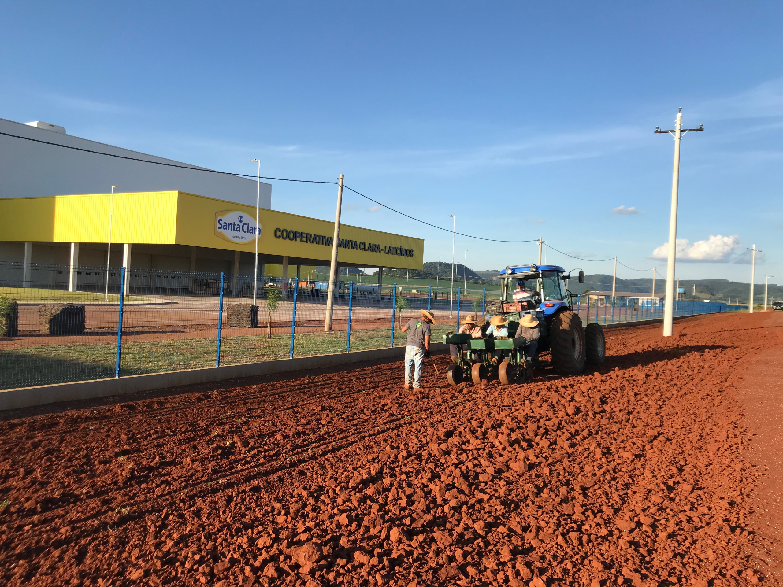 2ª Fase (plantio de mudas) – Nova Planta Industrial Cooperativa Santa Clara